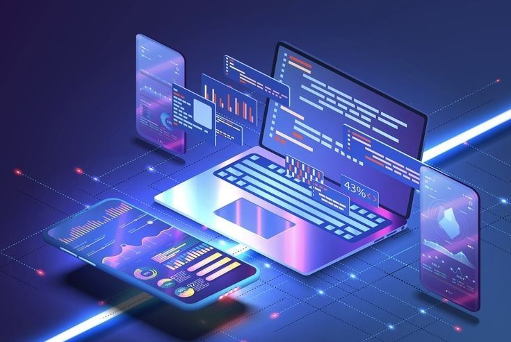 Cyber Cafe Background